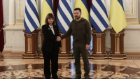 Συνάντηση Σακελλαροπούλου - Ζελένσκι: Αμέριστη η υποστήριξη της Ελλάδας στον ουκρανικό λαό