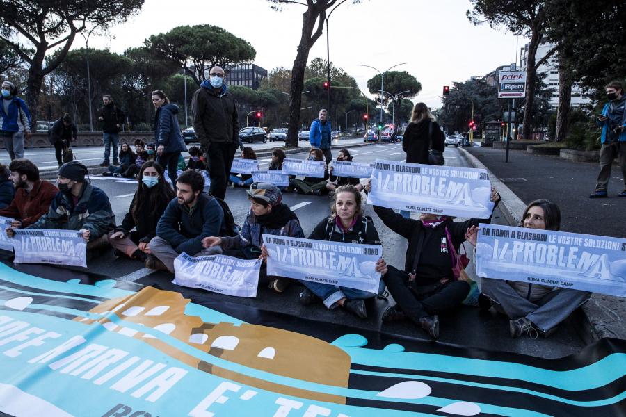 G20: Σε "θέση μάχης" οι διαδηλωτές στη σύνοδο της Ρώμης