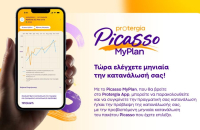 Protergia: Νέο Picasso MyPlan στο app για έλεγχο κατανάλωσης και πακέτου