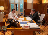 Συνάντηση Μητσοτάκη - Σκρέκα για τις ανατιμήσεις στην ενέργεια