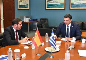 Βασίλης Κικίλιας: Κοινός συντονισμός Ελλάδας-Ισπανίας για τους μεσογειακούς λιμένες