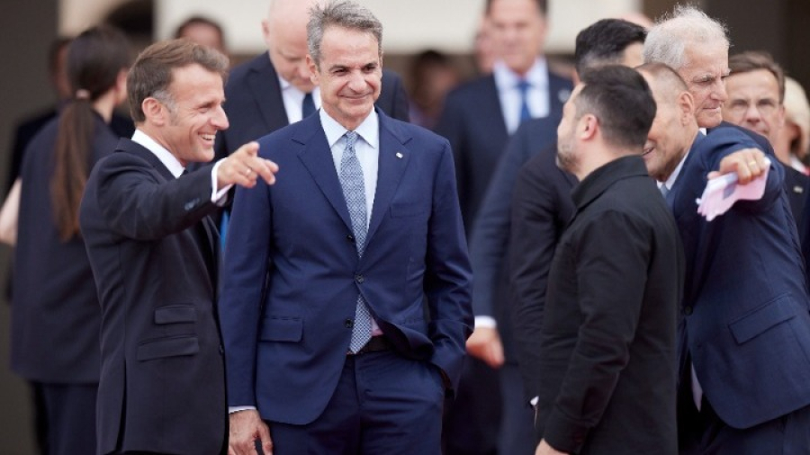 Ο Κυρ. Μητσοτάκης στο Παρίσι στη συνάντηση της Συμμαχίας των Προθύμων για την Ουκρανία
