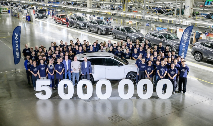 Πέντε εκατομμύρια Hyundai από τη μονάδα παραγωγής στη Τσεχία