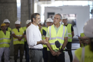 Μητσοτάκης: Στο κτίριο όπου στεγαζόταν το «Μινιόν» και μετατρέπεται σε "πράσινο" συγκρότημα