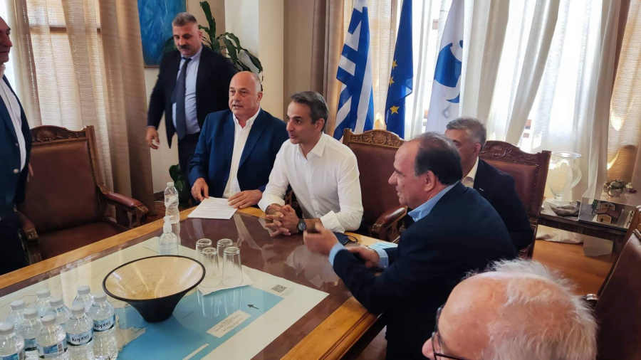 Μητσοτάκης από Βόλο: Δεν βλέπουμε κόμματα στη συνεργασία μας με την Τοπική Αυτοδιοίκηση