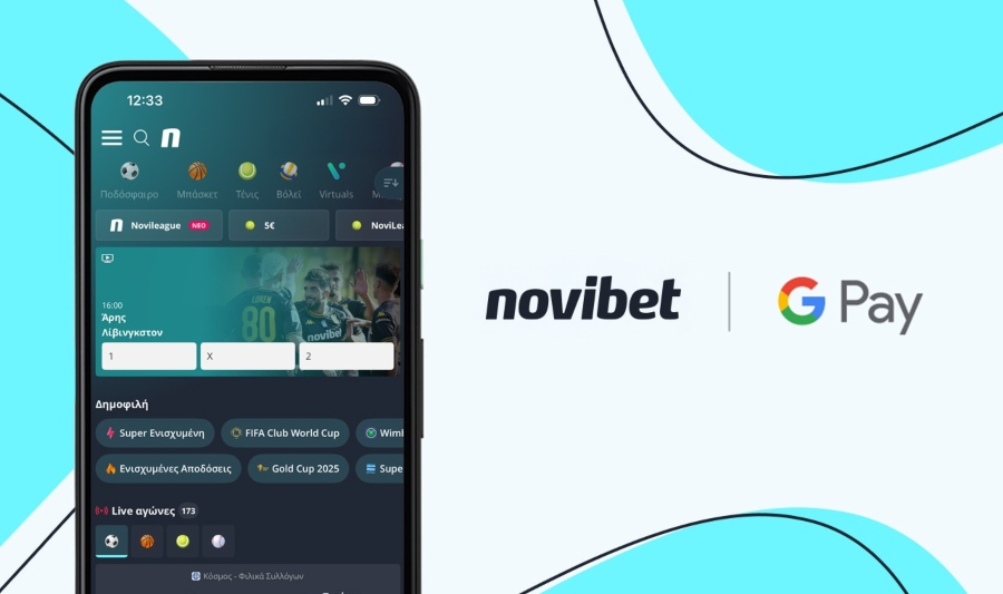 Η Novibet παρέχει τη δυνατότητα συναλλαγών μέσω Google Pay