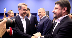 Συνάντηση Κυρ. Μητσοτάκη με τον υποψήφιο περιφερειάρχη Αττικής Ν. Χαρδαλιά