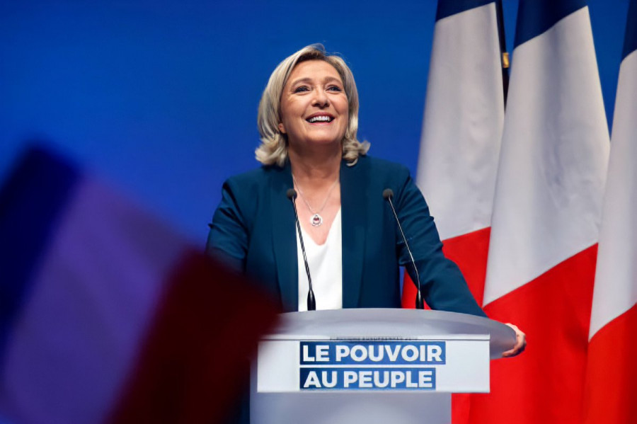 Γαλλία - Δημοσκόπηση: Διαφαίνεται προβάδισμα της Λεπέν στον πρώτο γύρο των εκλογών