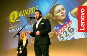H Lenovo Premium Sponsor στα Gazzetta Awards by bwin