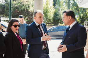 Πρόεδρος και Διευθύνων Σύμβουλος της Imperial Brands Hellas, κ. Νίκος Νικηφορίδης, Υπουργός Υγείας κ. Άδωνις Γεωργιάδης