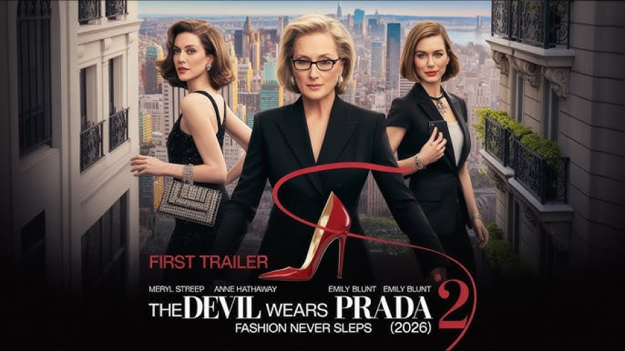 Ρεκόρ προβολών για το πρώτο teaser του «The Devil Wears Prada 2»