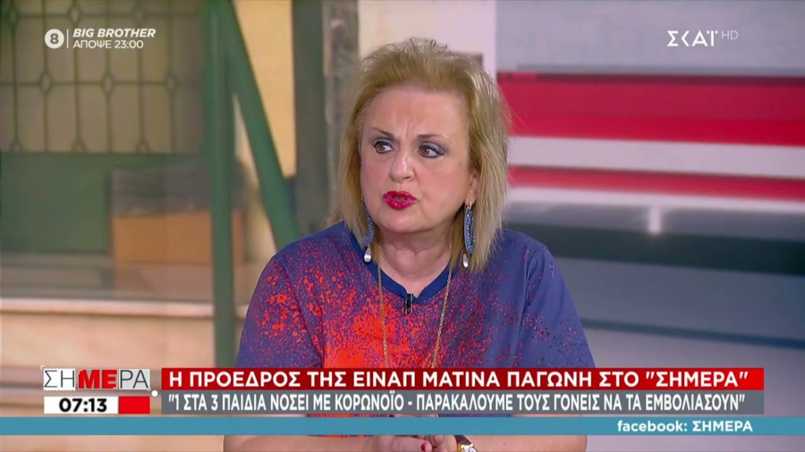 Παγώνη: 1 στα 3 παιδιά νοσούν με κορονοϊό (vid)