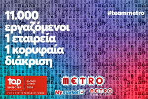 METRO AEBE (My market &amp; METRO Cash &amp; Carry): Top Employer και για το 2026