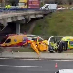 Ισπανία: Συνετρίβη ελικόπτερο στον περιφερειακό της Μαδρίτης