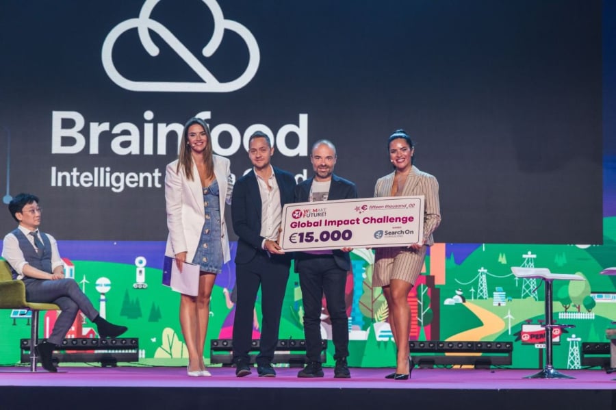 Ελληνική τεχνολογία: Το Brainfood Cloud κατακτά το Global Impact Award στο World Startup Fest