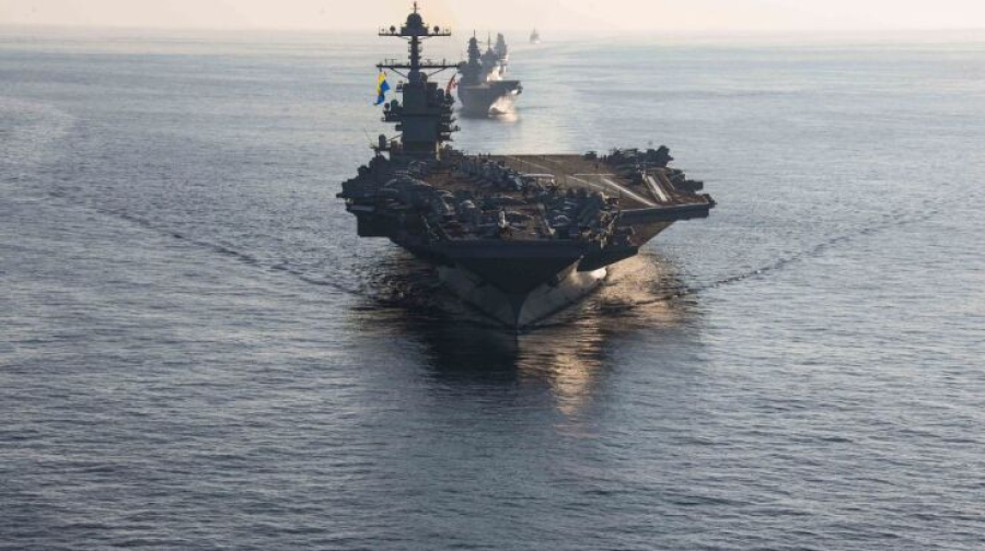 Το αμερικανικό αεροπλανοφόρο USS Gerald Ford εγκατέλειψε την Μεσόγειο