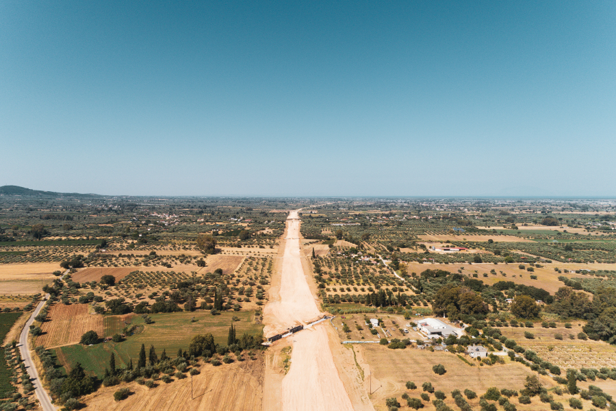 Έτοιμο εντός του 2025 το νέο τμήμα της Ολυμπίας Οδού Πάτρα-Πύργος