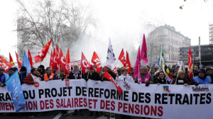 Γαλλία: Νέα απεργιακή κινητοποίηση κατά της μεταρρύθμισης του συνταξιοδοτικού