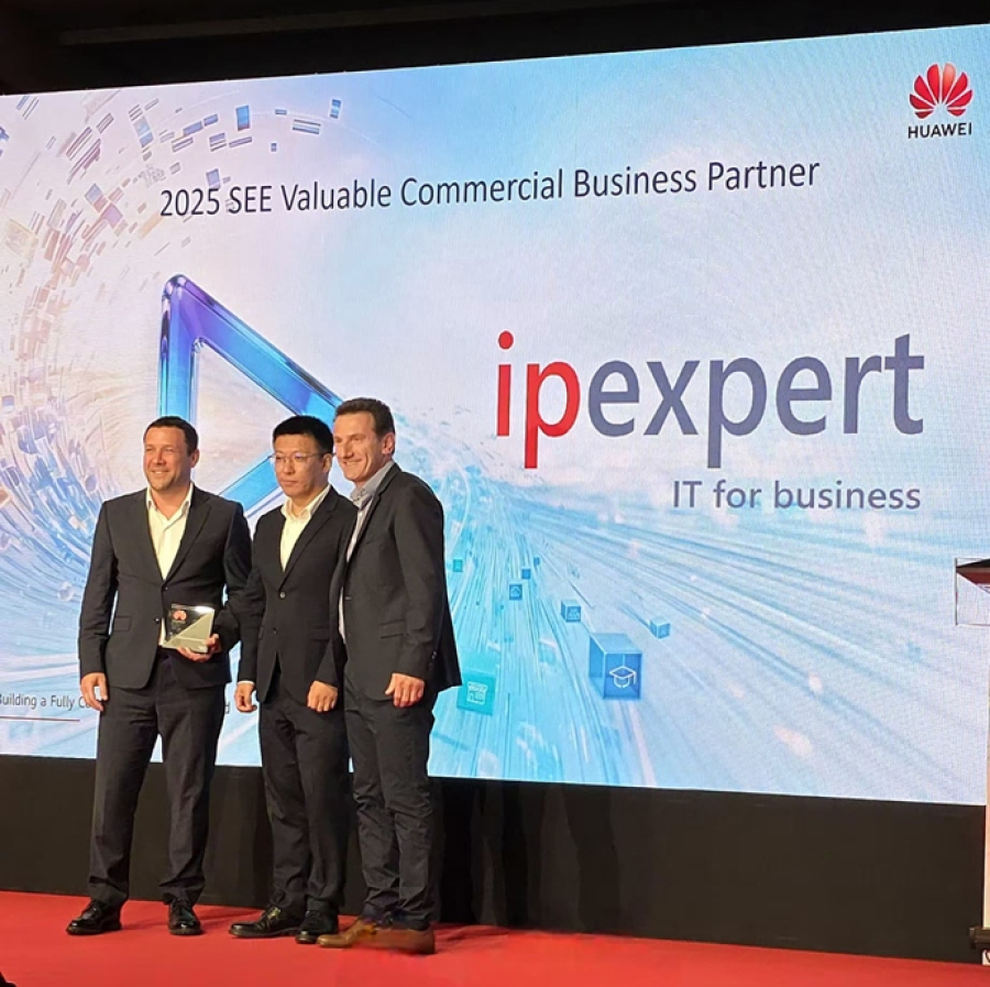 Η ipexpert διακρίθηκε διεθνώς με το βραβείο «Huawei 2025 SEE Valuable Commercial Business Partner»