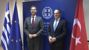 Συνάντηση Θεοχάρη - Μποζάι: Πρόοδος στο πλαίσιο της Θετικής Ατζέντας Ελλάδας - Τουρκίας