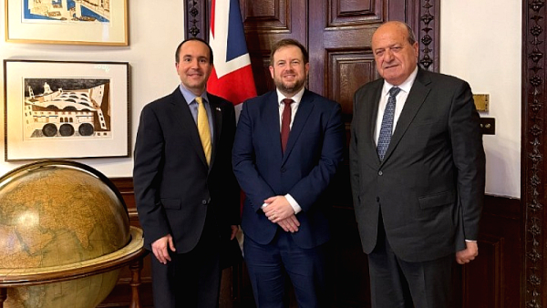 Λονδίνο: Συνάντηση Εθνικής Κυπριακής Ομοσπονδίας με τον βρετανό υφυπουργό Εξωτερικών
