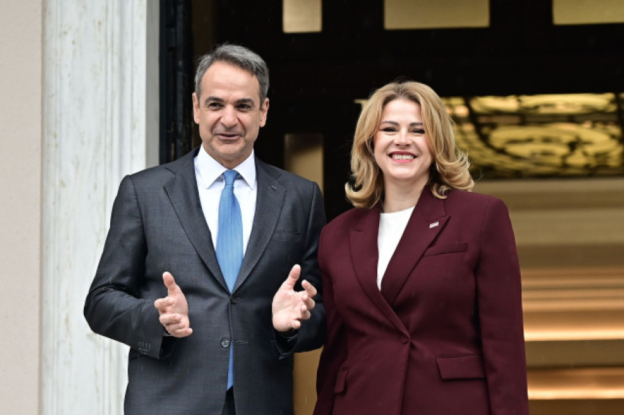 Κ. Μητσοτάκης: Συναντήθηκε με την Πρωθυπουργό της Λετονίας - Στο επίκεντρο Ουκρανία και Μέση Ανατολή