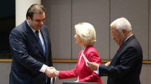 Συνάντηση Πιερρακάκη με Ούρσουλα φον ντερ Λάιεν, Αντόνιο Κόστα και Κριστίν Λαγκάρντ