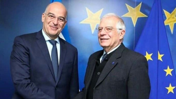 Δένδιας σε Μπορέλ: Κίνδυνος "ατυχήματος" στο Αιγαίο, η Ε.Ε. να λάβει μέτρα κατά της Τουρκίας