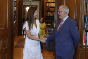 Συνάντηση Κ. Τασούλα - Σ. Ζαχαράκη: Ενημέρωση για αναβάθμιση και εκσυγχρονισμό των σχολικών υποδομών