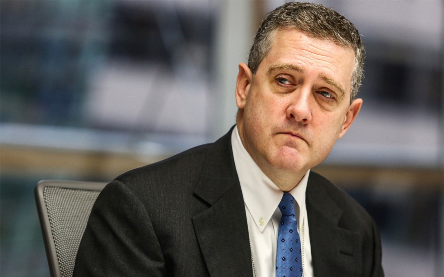 Μπούλαρντ: Οσο ταχύτερα αυξήσει τα επιτόκια η Fed τόσο καλύτερα