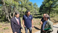 Σκυλακάκης και Κικίλιας επιθεώρησαν έργα αντιπυρικής προστασίας στην Οινόη