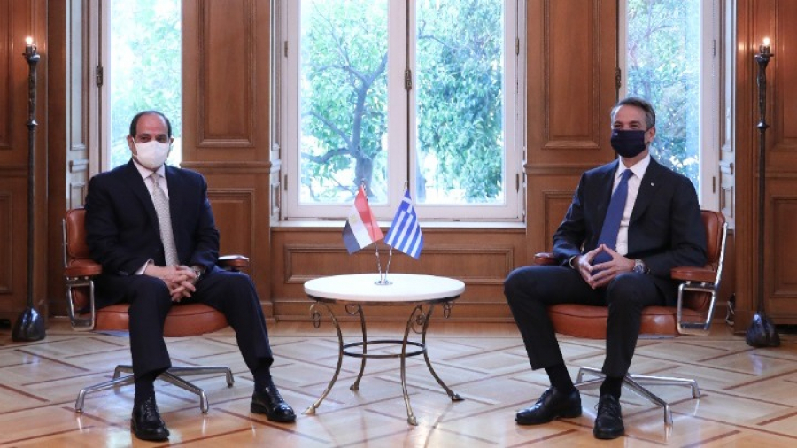 Μητσοτάκης - Αλ Σίσι: Ενέργεια, άμυνα και οι εξελίξεις στην Μεσόγειο στο επίκεντρο