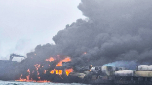 Βρετανία: Σύγκρουση δεξαμενόπλοιου και φορτηγού πλοίου στη Βόρεια Θάλασσα - Τεράστια πυρκαγιά