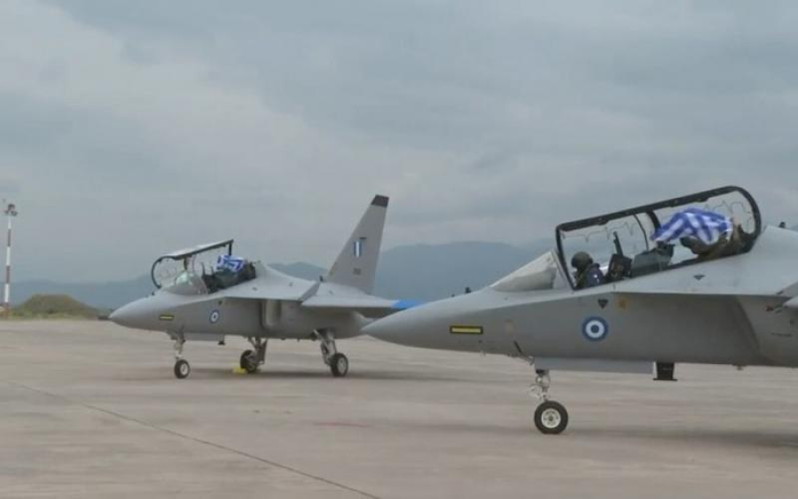 Πτώση εκπαιδευτικού αεροπλάνου της Πολεμικής Αεροπορίας στην Καλαμάτα