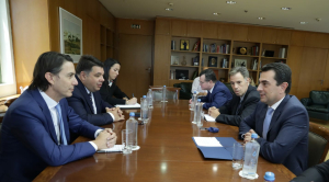 Συνάντηση Κ. Σκρέκα με τον ειδικό σύμβουλο για θέματα ενέργειας, Amos Hochstein