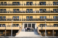 Τελετή απόδοσης τιμής στους θανόντες στη Λιβύη