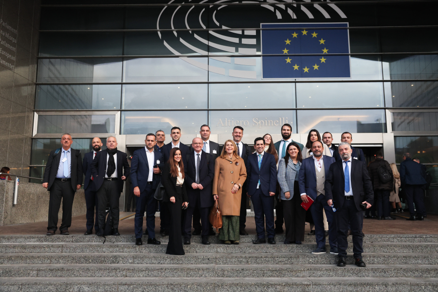 Η αποστολή του ΣΕΛΠΕ στο Ευρωπαϊκό Κοινοβούλιο στις Βρυξέλλες