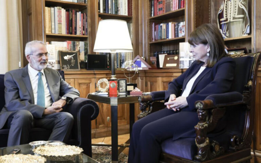 Στο Προεδρικό Μέγαρο ο Ιωάννης Σαρμάς, ανέλαβε χρέη υπηρεσιακού πρωθυπουργού