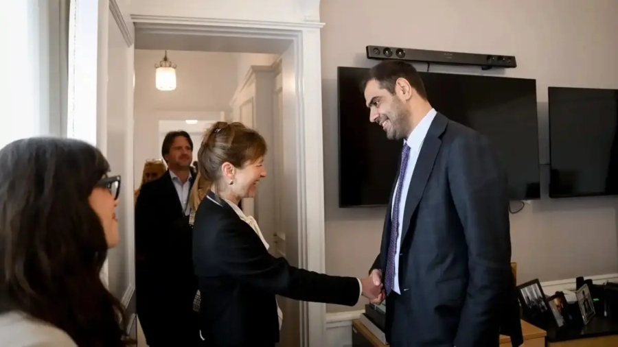 Συνάντηση Π. Μαρινάκη με αντιπροσωπεία της Deutsche Welle