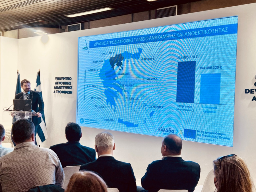 Επαναπροκηρύσσονται υποέργα των δράσεων αγροδιατροφής του Ταμείου Ανάκαμψης