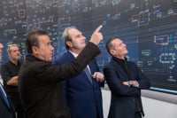 Στ. Παπασταύρου: Επίσκεψη στο Εθνικό Κέντρο Ελέγχου Ενέργειας του ΑΔΜΗΕ