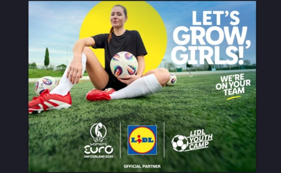 Η Lidl φέρνει το Lidl Youth Camp στο UEFA Women’s EURO 2025