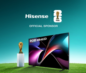Η Hisense γιορτάζει την έναρξη του FIFA World Cup 2026 με την καινοτομία RGB MiniLED