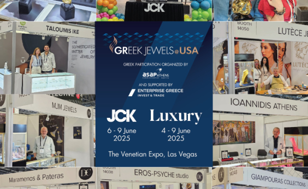 LUXURY - JCK 2025: Το ελληνικό κόσμημα πρωταγωνιστής στη διεθνή έκθεση