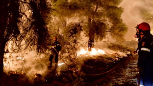 Σε ύφεση οι πυρκαγιές σε Ναύπλιο, Νέα Αλμυρή Κορινθίας