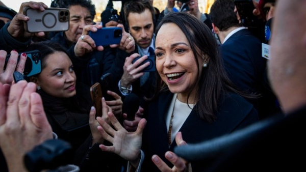 ΗΠΑ - Βενεζουέλα: Η Ματσάδο πρόσφερε το Νόμπελ Ειρήνης στον Αμερικανό πρόεδρο