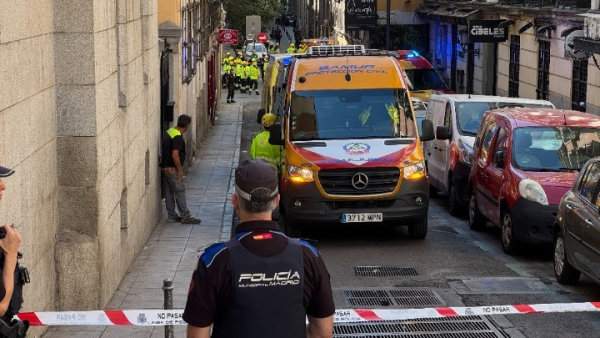 Ισπανία: Τέσσερις αγνοούμενοι από την κατάρρευση πενταώροφου κτιρίου στο κέντρο της Μαδρίτης