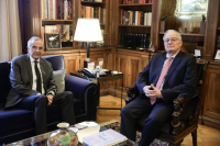 Σαμαράς: Συνάντηση με Τασούλα και αιχμές κατά της κυβέρνησης