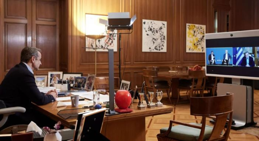 Μητσοτάκης σε πρόεδρο της JP Morgan: «Γκάζι στις μεταρρυθμίσεις, αλλά με δημοσιονομική πειθαρχία»