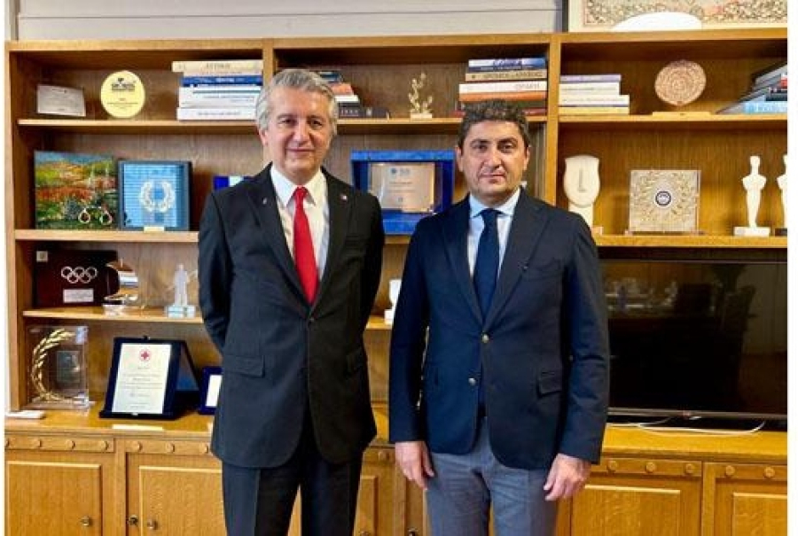 Συνάντηση Λευτέρη Αυγενάκη με τον Τούρκο Πρεσβευτή